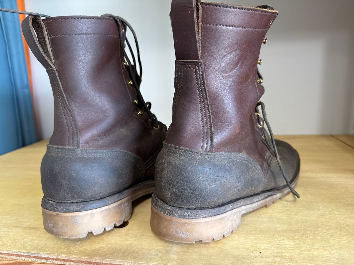 Photo by Alex2983 on April 11, 2025 of the JK Boots O.T. in Seidel Redwood Oil Tan.