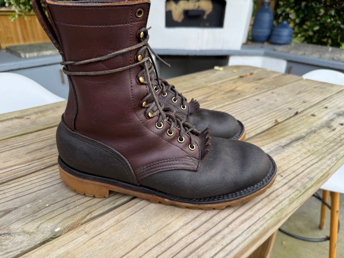 Photo by Alex2983 on April 27, 2025 of the JK Boots O.T. in Seidel Redwood Oil Tan.