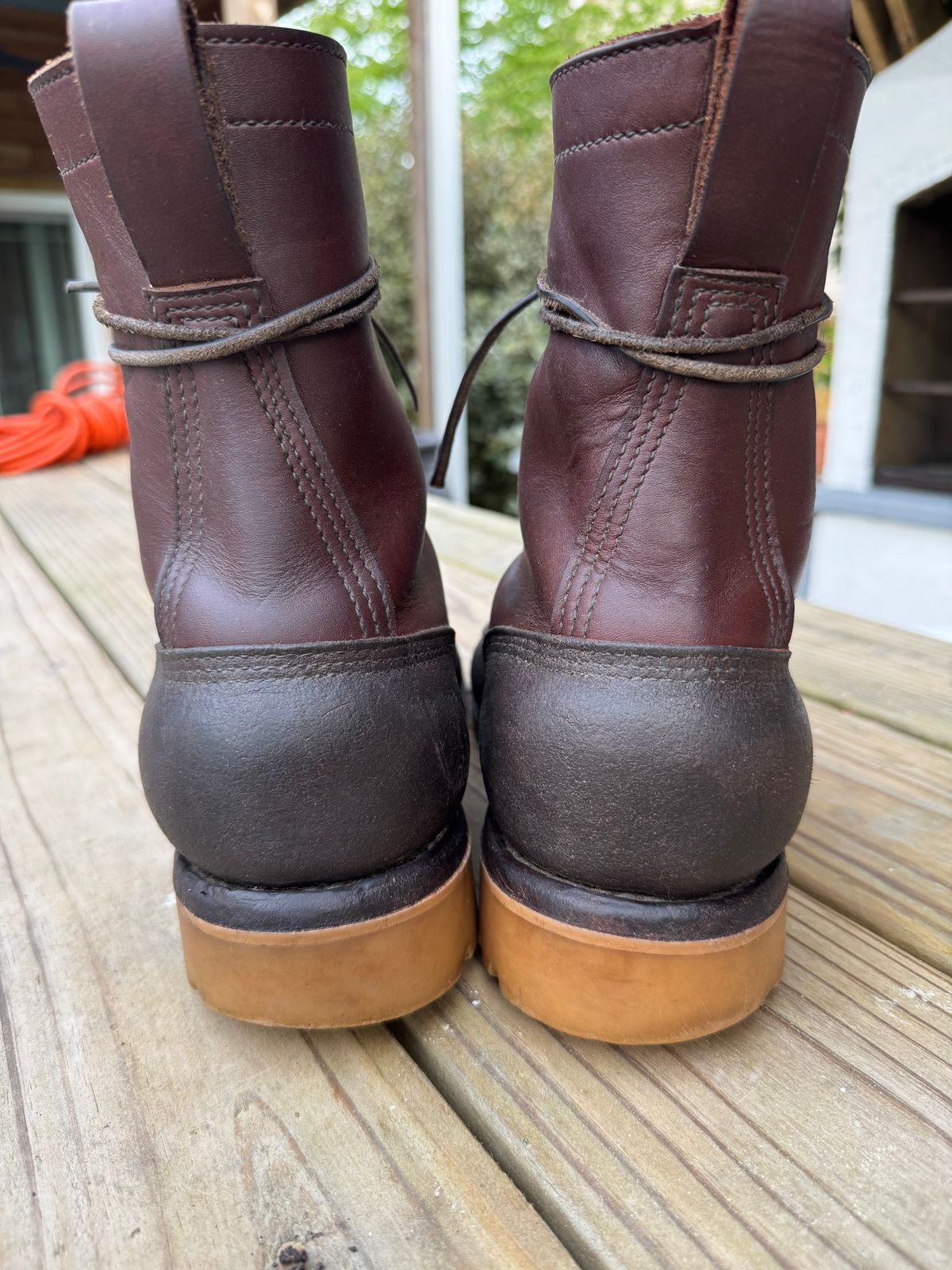 Photo by Alex2983 on April 27, 2025 of the JK Boots O.T. in Seidel Redwood Oil Tan.