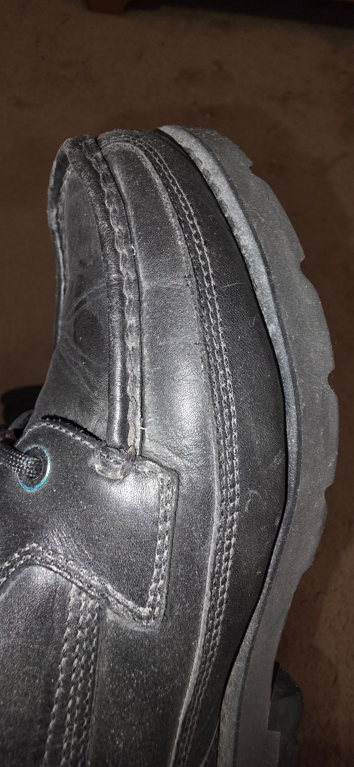 Photo by mknewman on September 21, 2025 of the Rockport APM33911 in Unknown Leather.