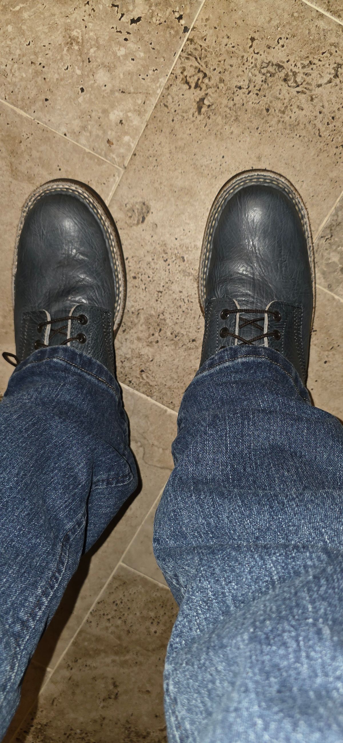 Photo by mknewman on September 4, 2025 of the White's Farmer/Rancher in Blue Bullhide.