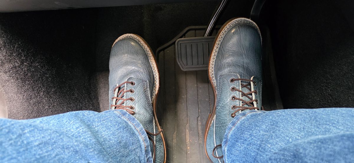 Photo by mknewman on September 11, 2025 of the White's Farmer/Rancher in Blue Bullhide.