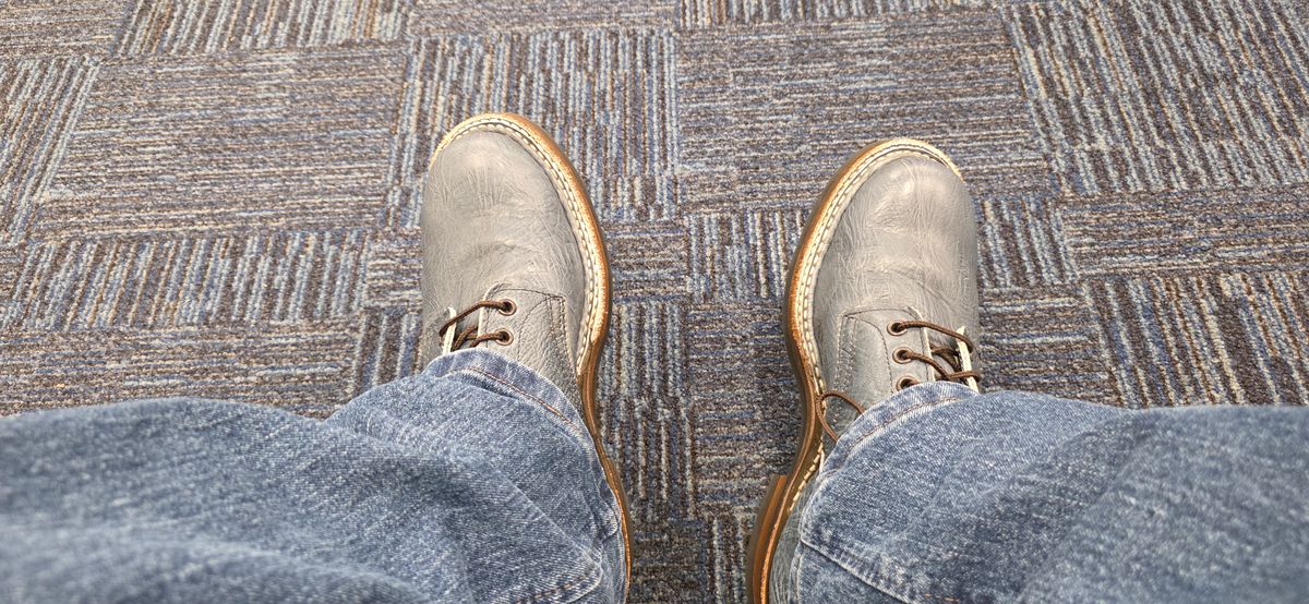 Photo by mknewman on September 11, 2025 of the White's Farmer/Rancher in Blue Bullhide.