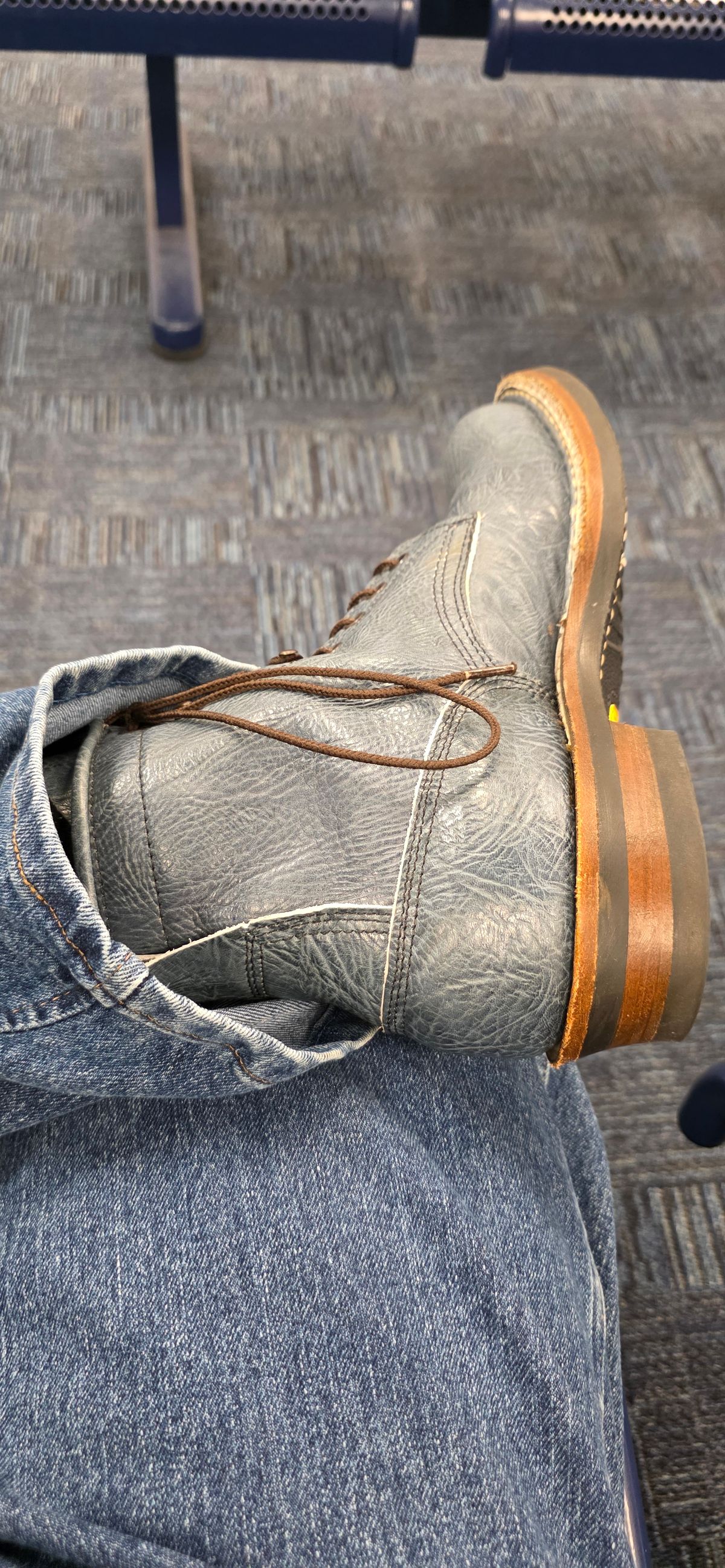 Photo by mknewman on September 11, 2025 of the White's Farmer/Rancher in Blue Bullhide.