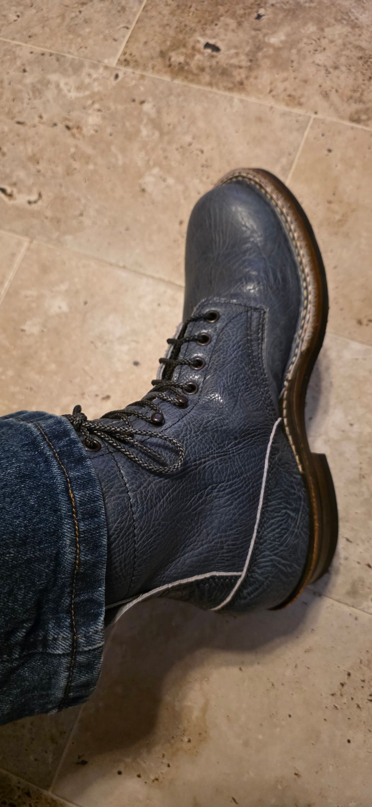 Photo by mknewman on November 10, 2025 of the White's Farmer/Rancher in Blue Bullhide.