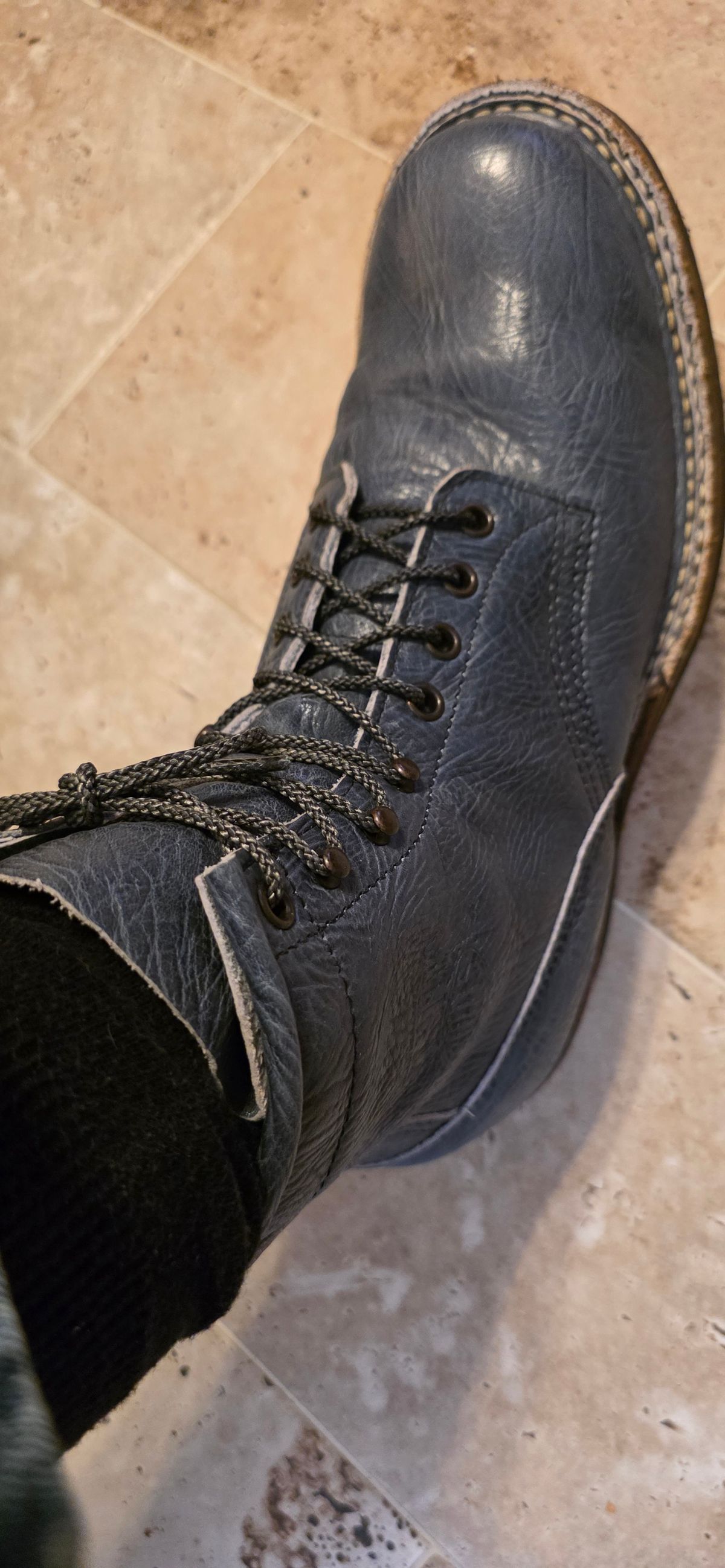 Photo by mknewman on November 10, 2025 of the White's Farmer/Rancher in Blue Bullhide.