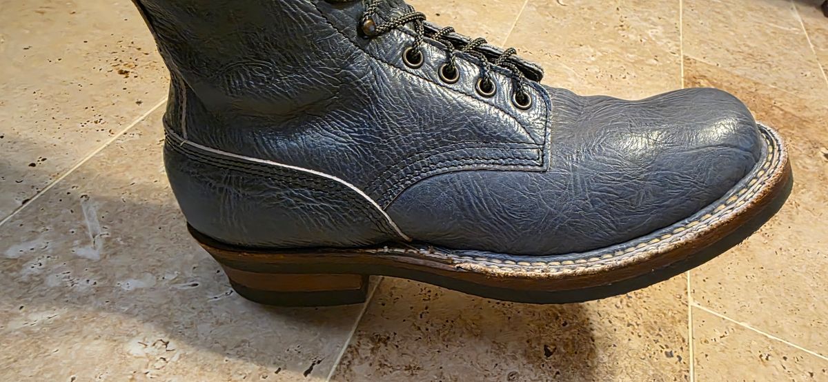 Photo by mknewman on November 10, 2025 of the White's Farmer/Rancher in Blue Bullhide.