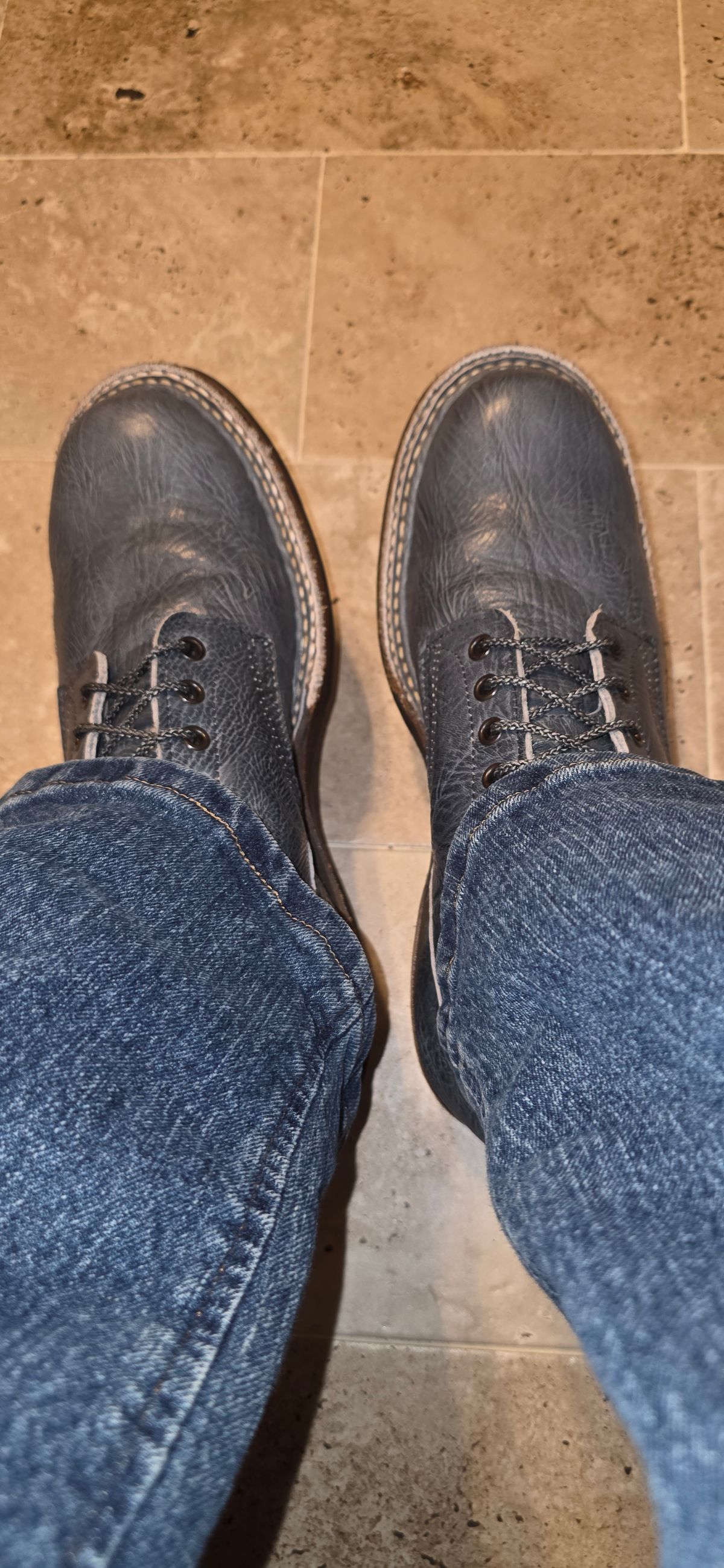 Photo by mknewman on November 27, 2025 of the White's Farmer/Rancher in Blue Bullhide.