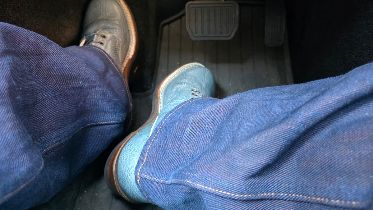 Photo by mknewman on February 13, 2026 of the White's Farmer/Rancher in Blue Bullhide.