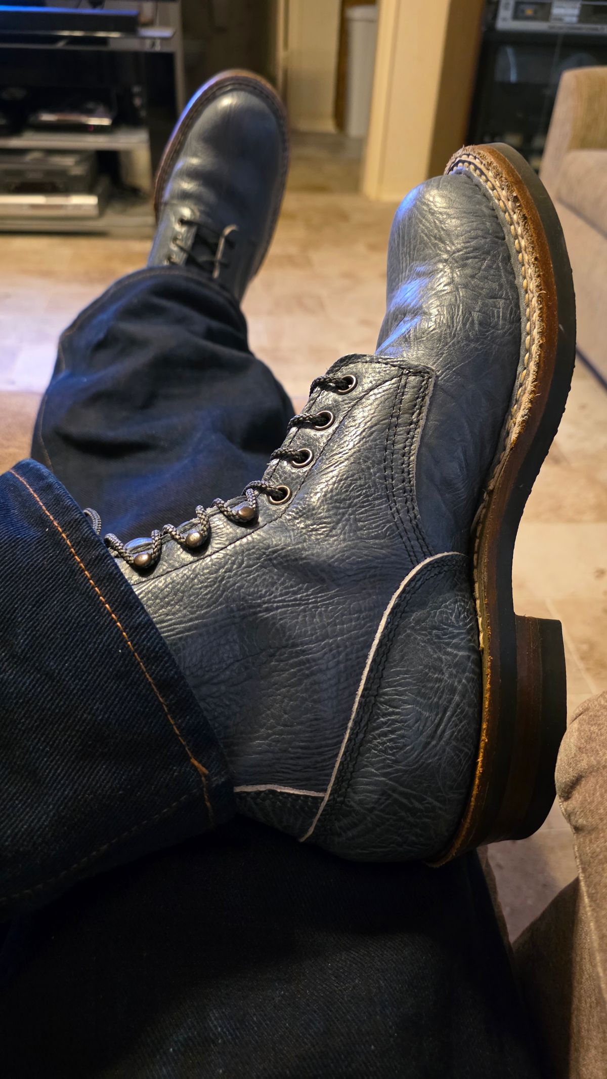 Photo by mknewman on March 4, 2026 of the White's Farmer/Rancher in Blue Bullhide.