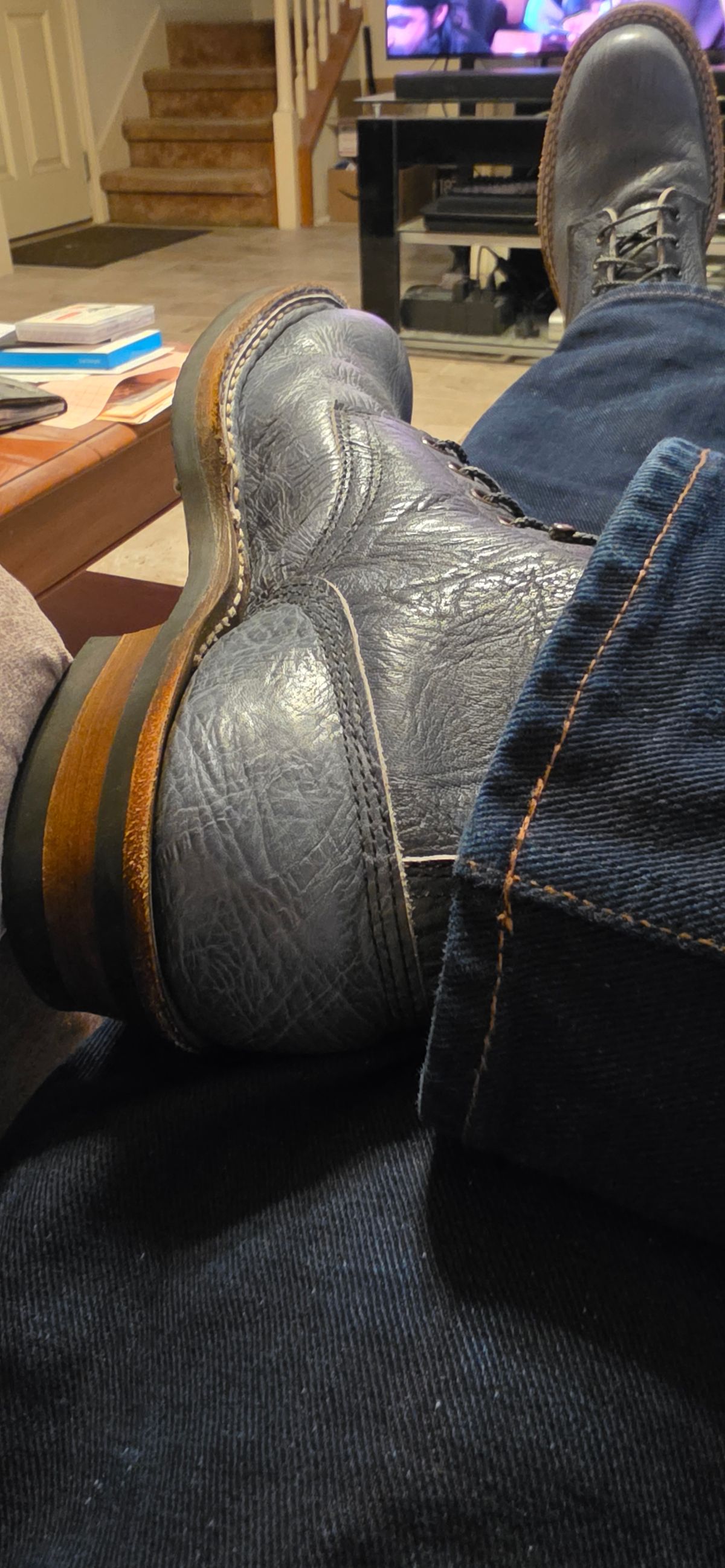 Photo by mknewman on April 12, 2026 of the White's Farmer/Rancher in Blue Bullhide.