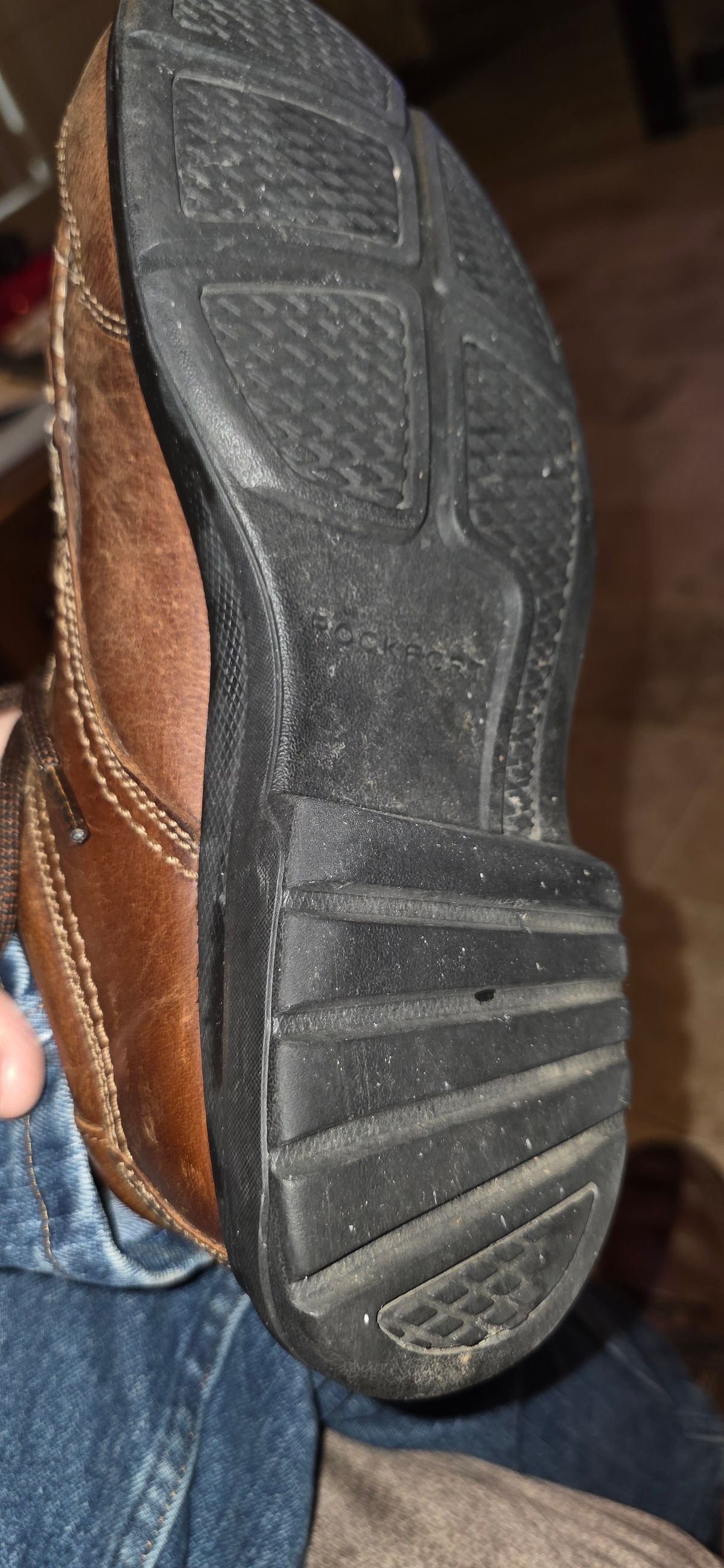 Photo by mknewman on August 31, 2025 of the Rockport World Tour in Unknown Leather.