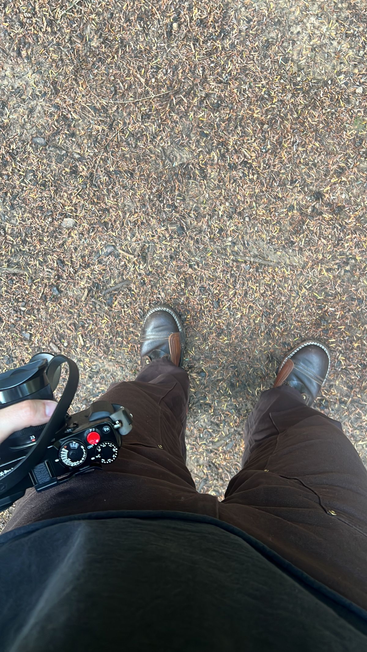Photo by zenniszarkov on September 6, 2025 of the Nicks x Rose Anvil ND1 in Horween Brown Waxed Flesh.