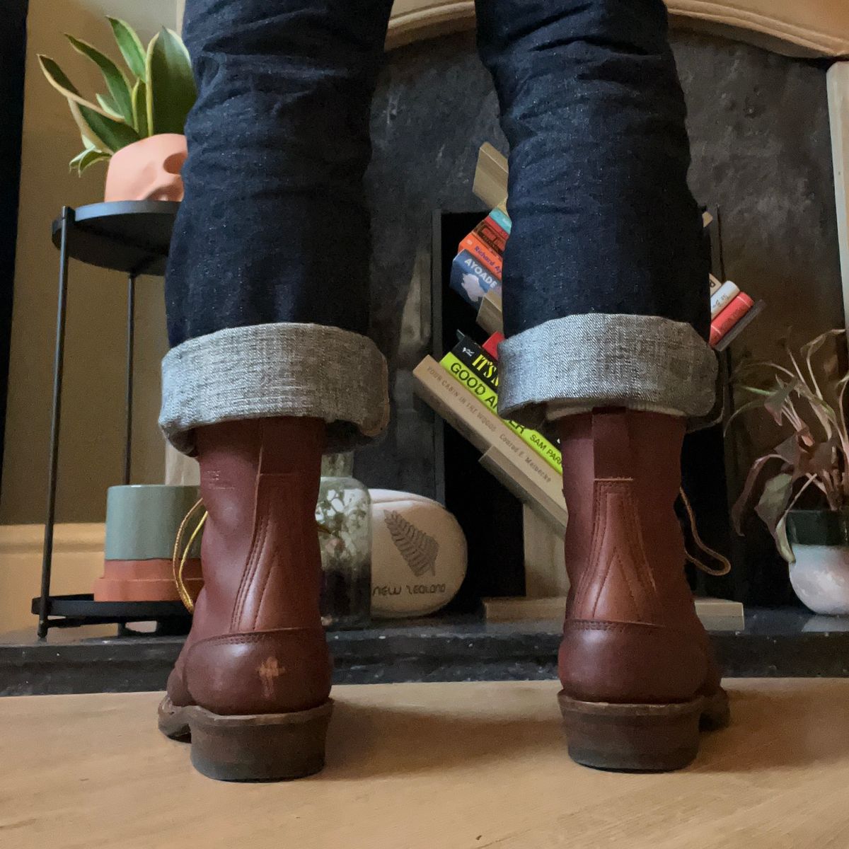 Photo by zenniszarkov on December 3, 2025 of the White's Farmer/Rancher in Seidel Red Dog Oil Tan.