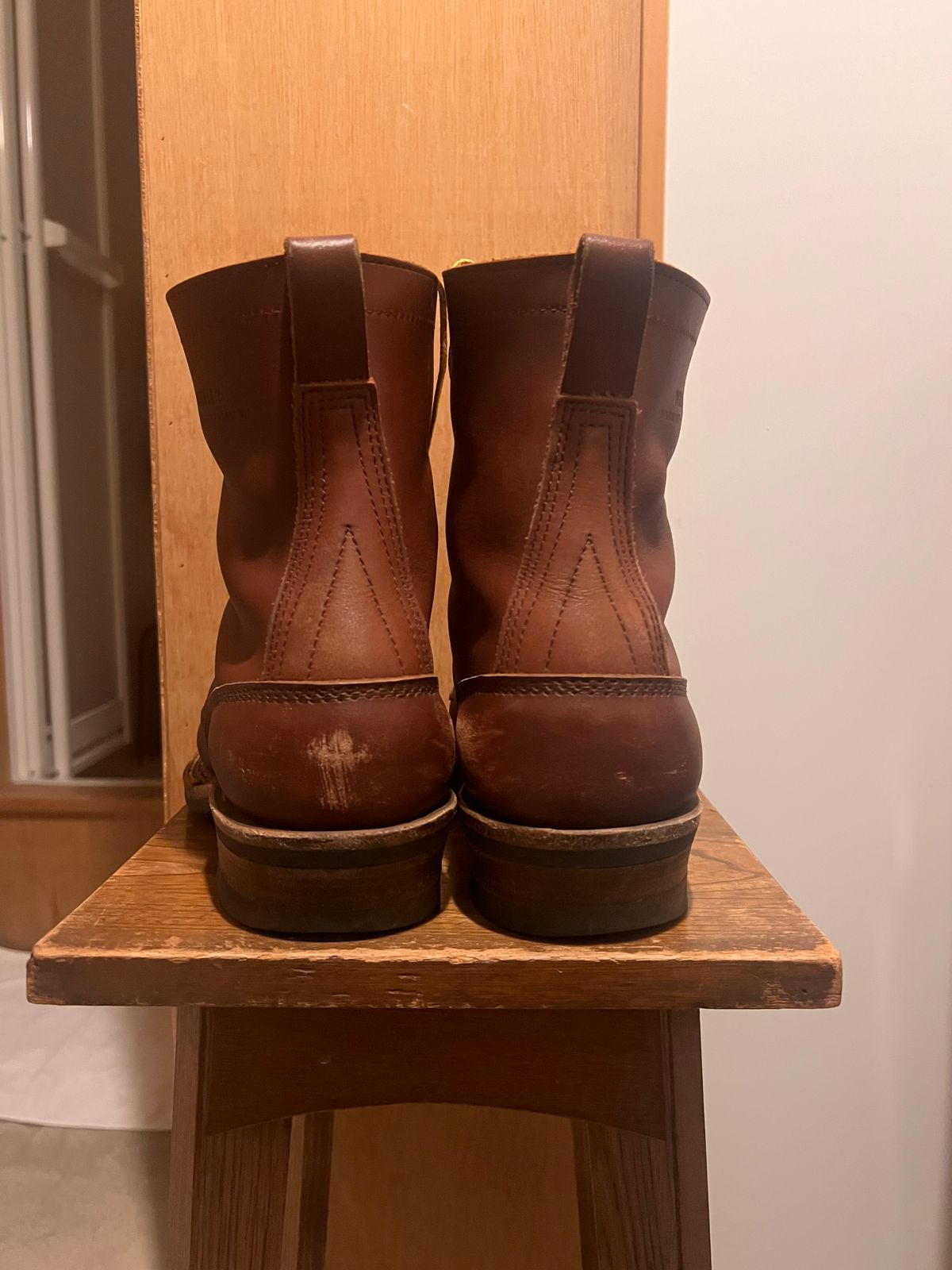 Photo by zenniszarkov on February 4, 2026 of the White's Farmer/Rancher in Seidel Red Dog Oil Tan.