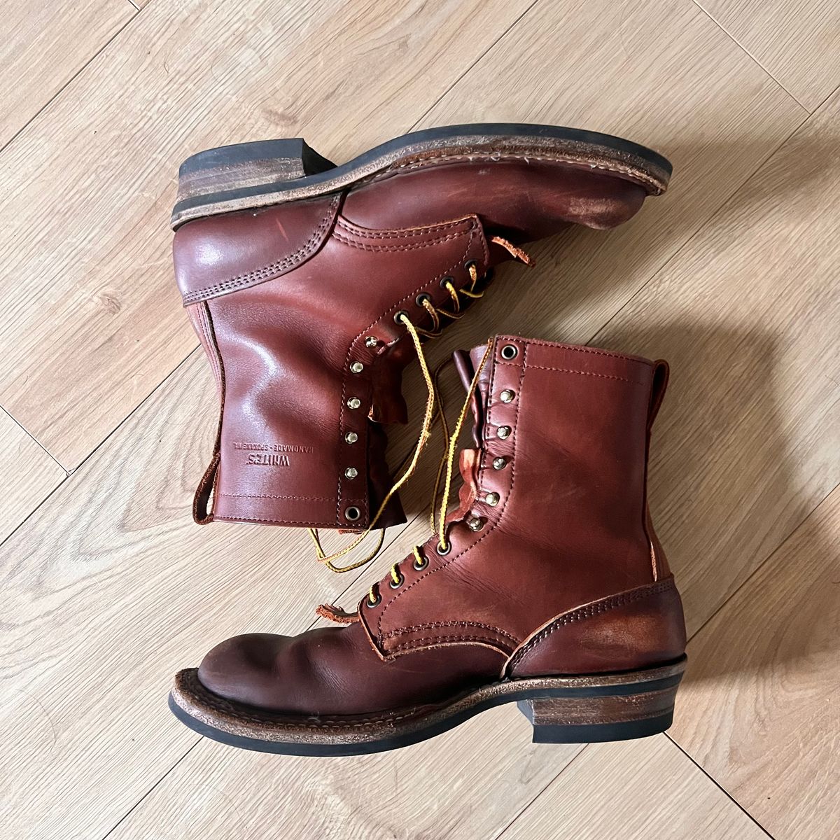 Photo by zenniszarkov on March 2, 2026 of the White's Farmer/Rancher in Seidel Red Dog Oil Tan.