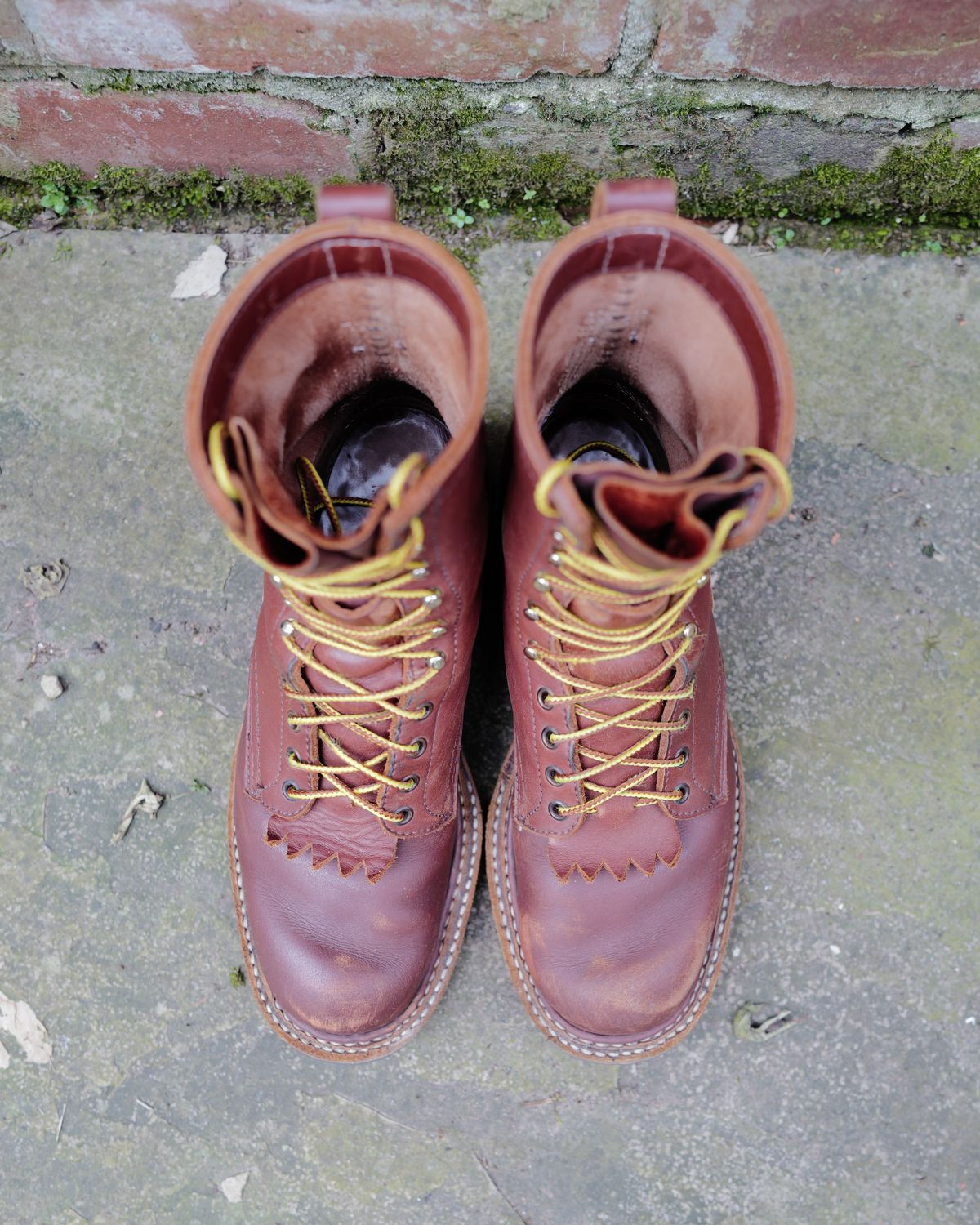 Photo by zenniszarkov on April 2, 2026 of the White's Farmer/Rancher in Seidel Red Dog Oil Tan.