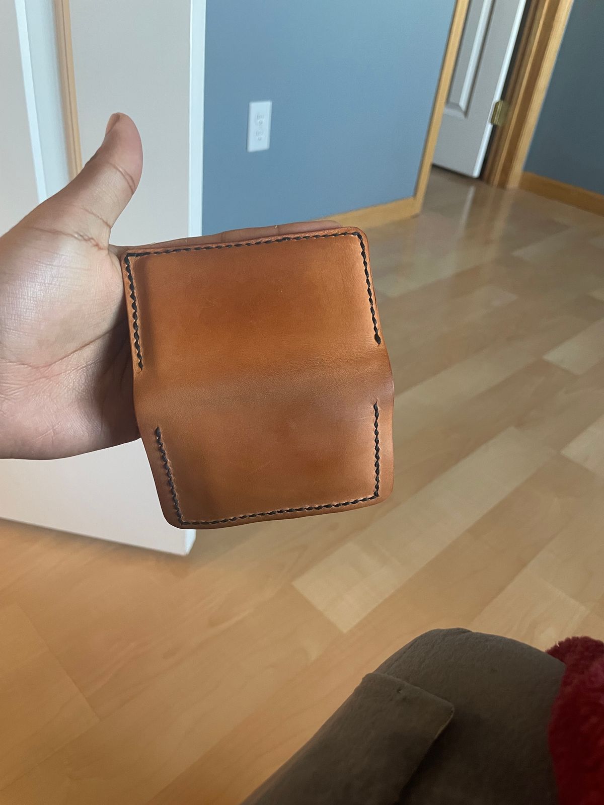 Photo by aman123 on October 29, 2022 of the Self-Made Wallet in Conceria Walpier Natural Buttero.