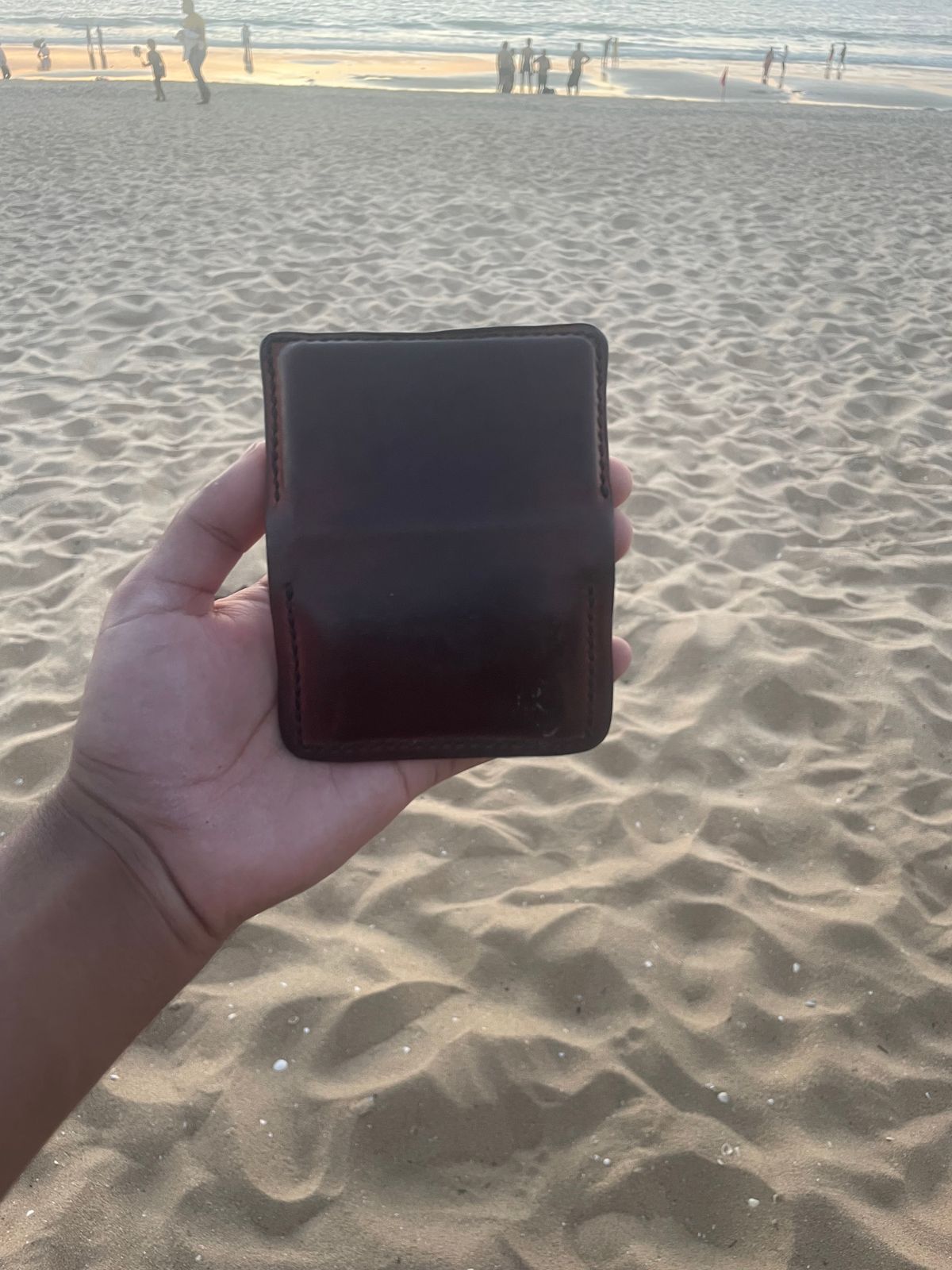 Photo by aman123 on December 28, 2023 of the Self-Made Wallet in Conceria Walpier Natural Buttero.