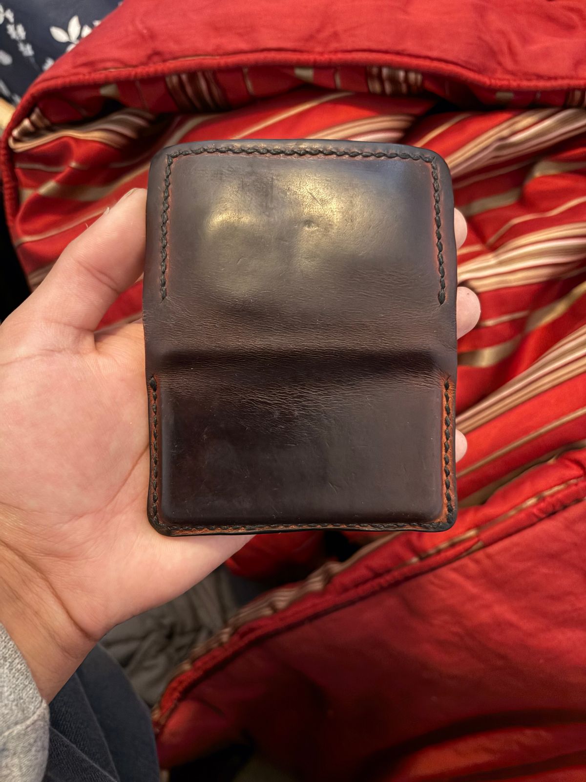 Photo by aman123 on April 26, 2026 of the Self-Made Wallet in Conceria Walpier Natural Buttero.