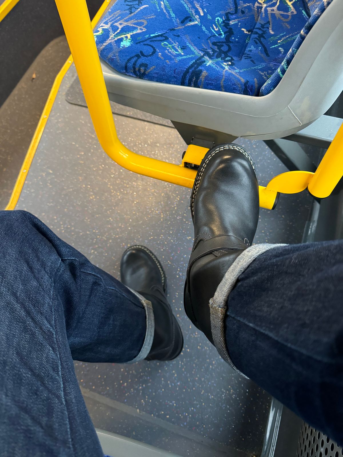 Photo by Sebekhetep on December 21, 2023 of the Wesco Boss Engineer Boot in Seidel Black Tie Domain.