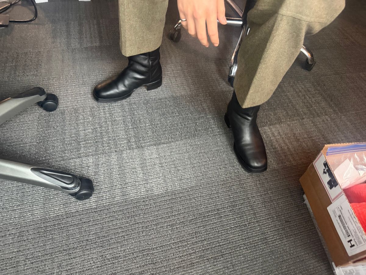 Photo by nitrocelluloseballoon on December 11, 2025 of the Fugawee 1861 Artillery Boot in Unknown Chrome Tan.