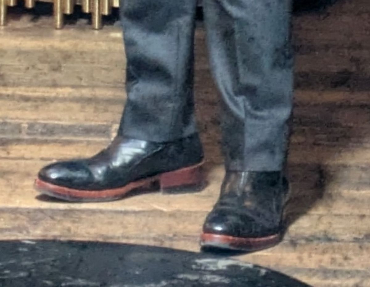 Photo by LaserKiwi on April 27, 2025 of the Blkbrd Shoemaker Umaid Jodhpur Boot in Maryam Black TPR Horsebutt.
