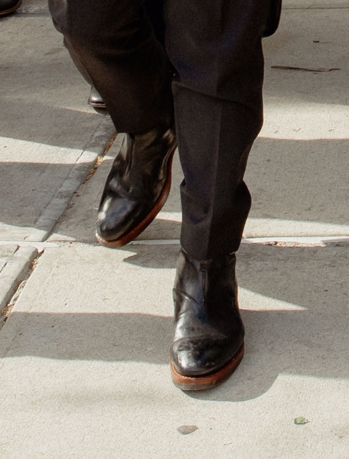 Photo by LaserKiwi on April 27, 2025 of the Blkbrd Shoemaker Umaid Jodhpur Boot in Maryam Black TPR Horsebutt.