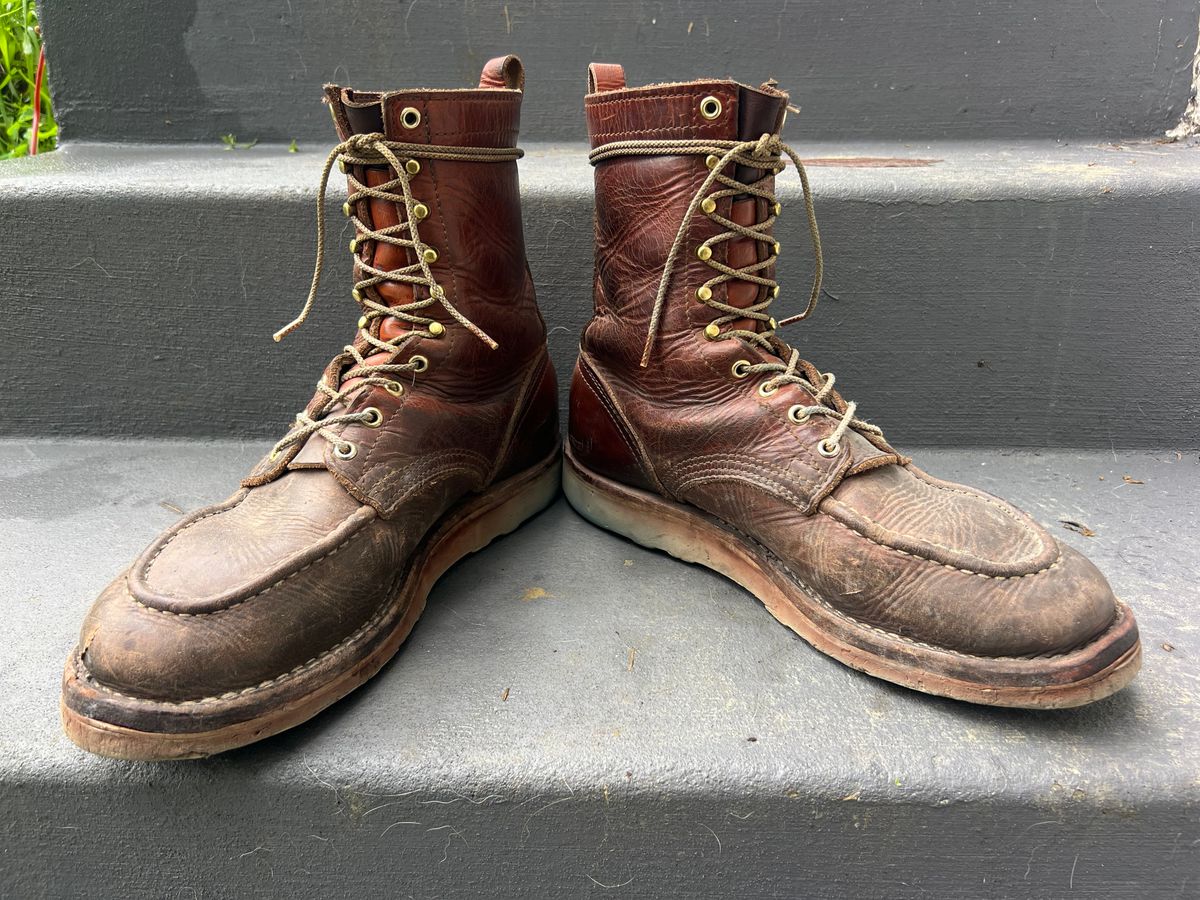 Photo by jessejames_c on January 3, 2026 of the Nicks DomePro in Horween English Tan Dublin.