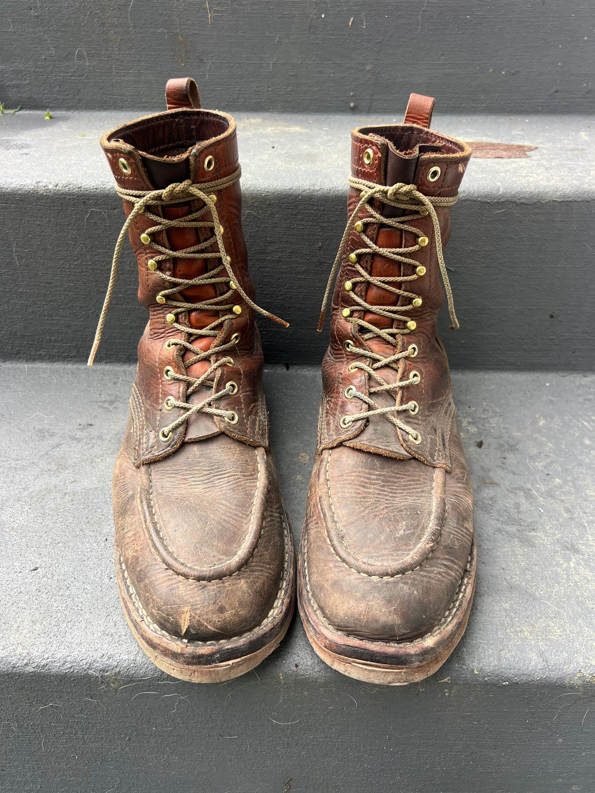 Photo by jessejames_c on January 3, 2026 of the Nicks DomePro in Horween English Tan Dublin.