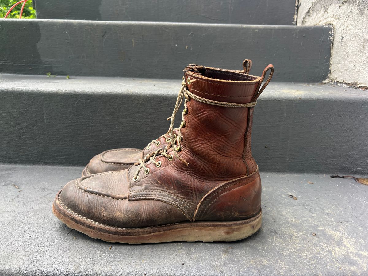 Photo by jessejames_c on January 3, 2026 of the Nicks DomePro in Horween English Tan Dublin.