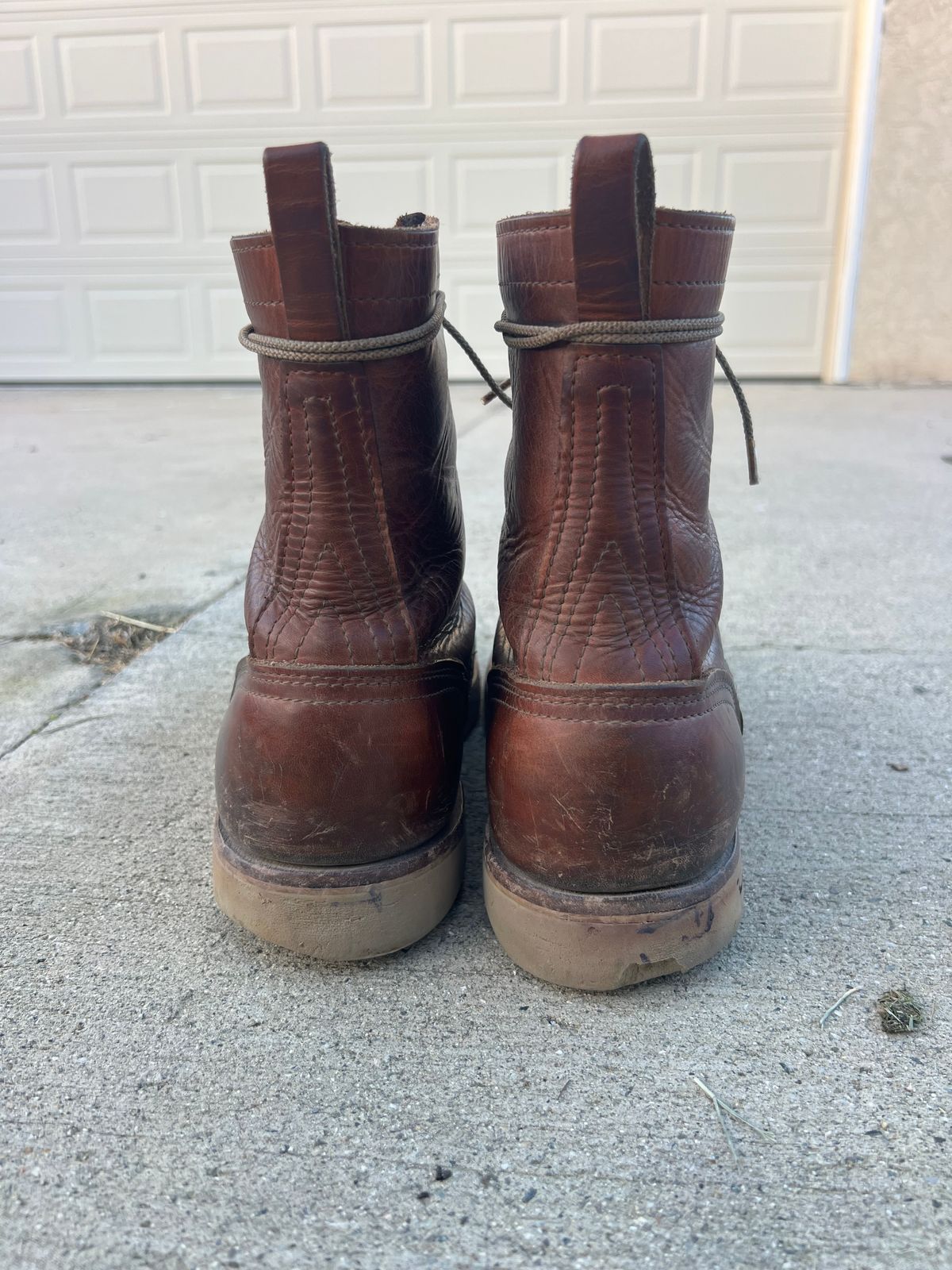 Photo by jessejames_c on February 3, 2026 of the Nicks DomePro in Horween English Tan Dublin.