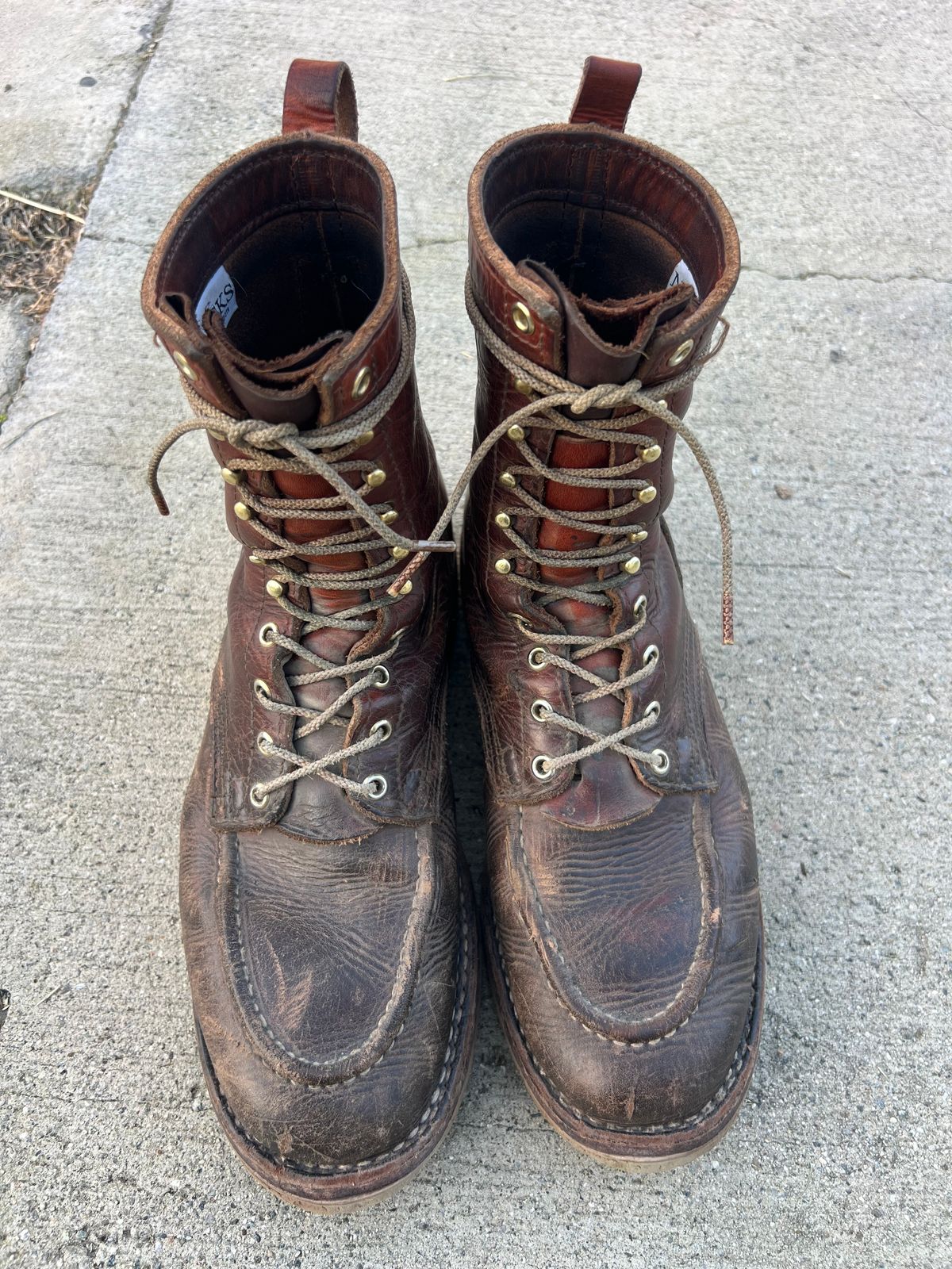 Photo by jessejames_c on February 3, 2026 of the Nicks DomePro in Horween English Tan Dublin.