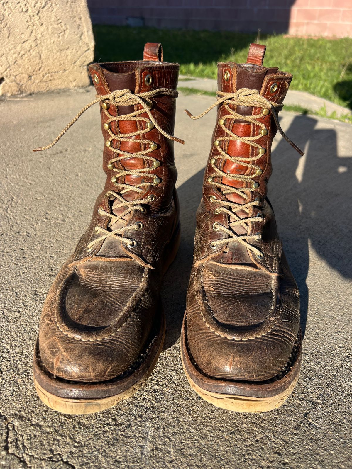 Photo by jessejames_c on March 3, 2026 of the Nicks DomePro in Horween English Tan Dublin.