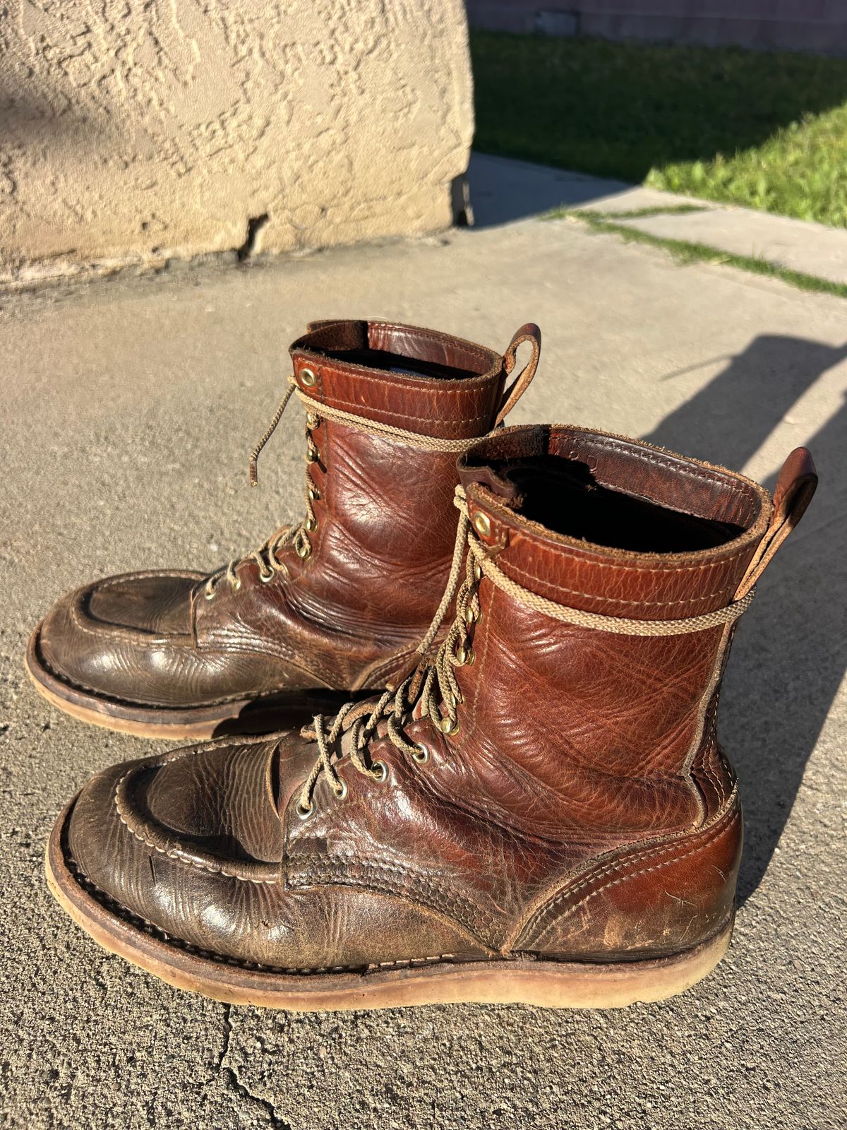 Photo by jessejames_c on March 3, 2026 of the Nicks DomePro in Horween English Tan Dublin.