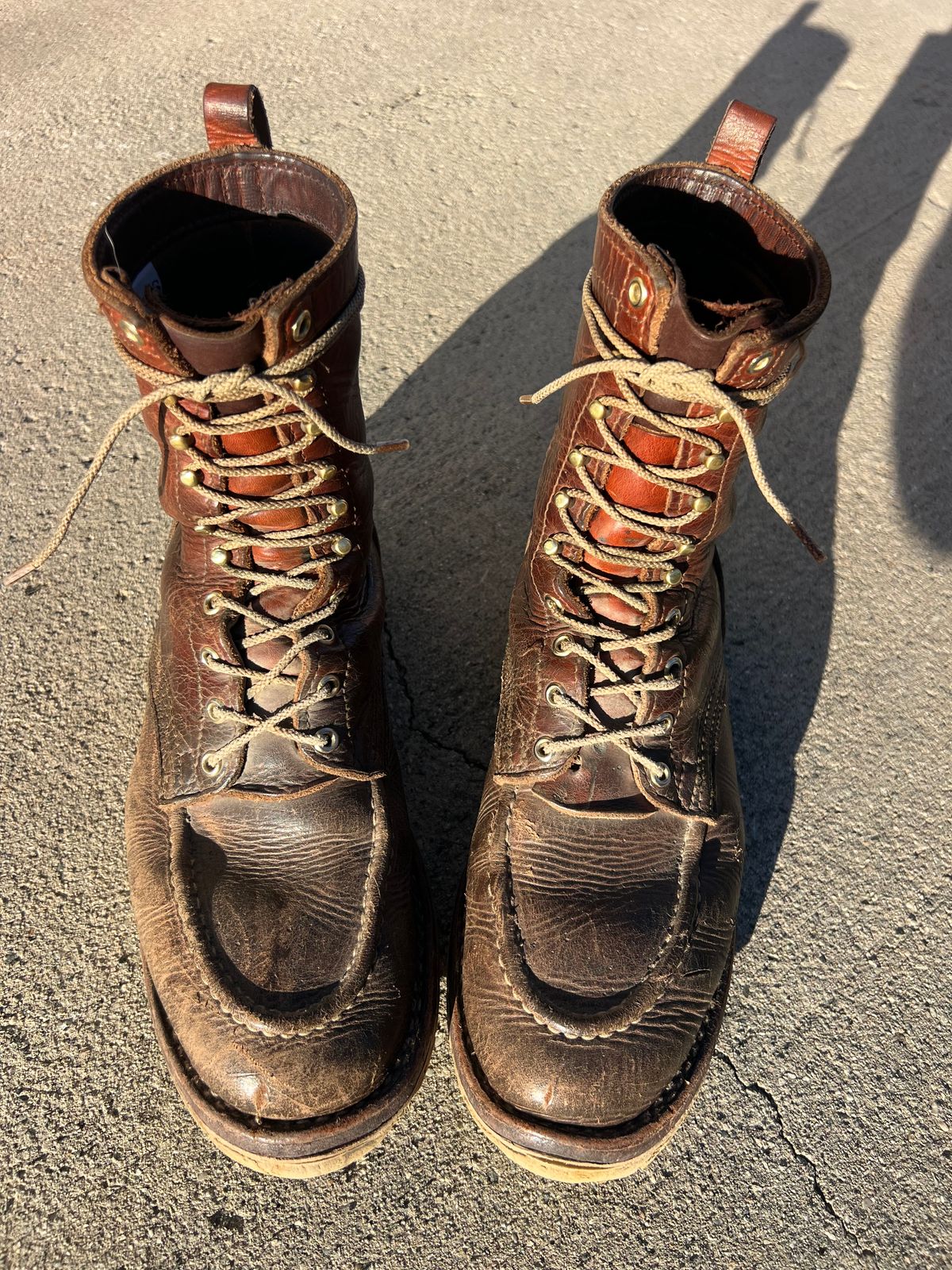 Photo by jessejames_c on March 3, 2026 of the Nicks DomePro in Horween English Tan Dublin.