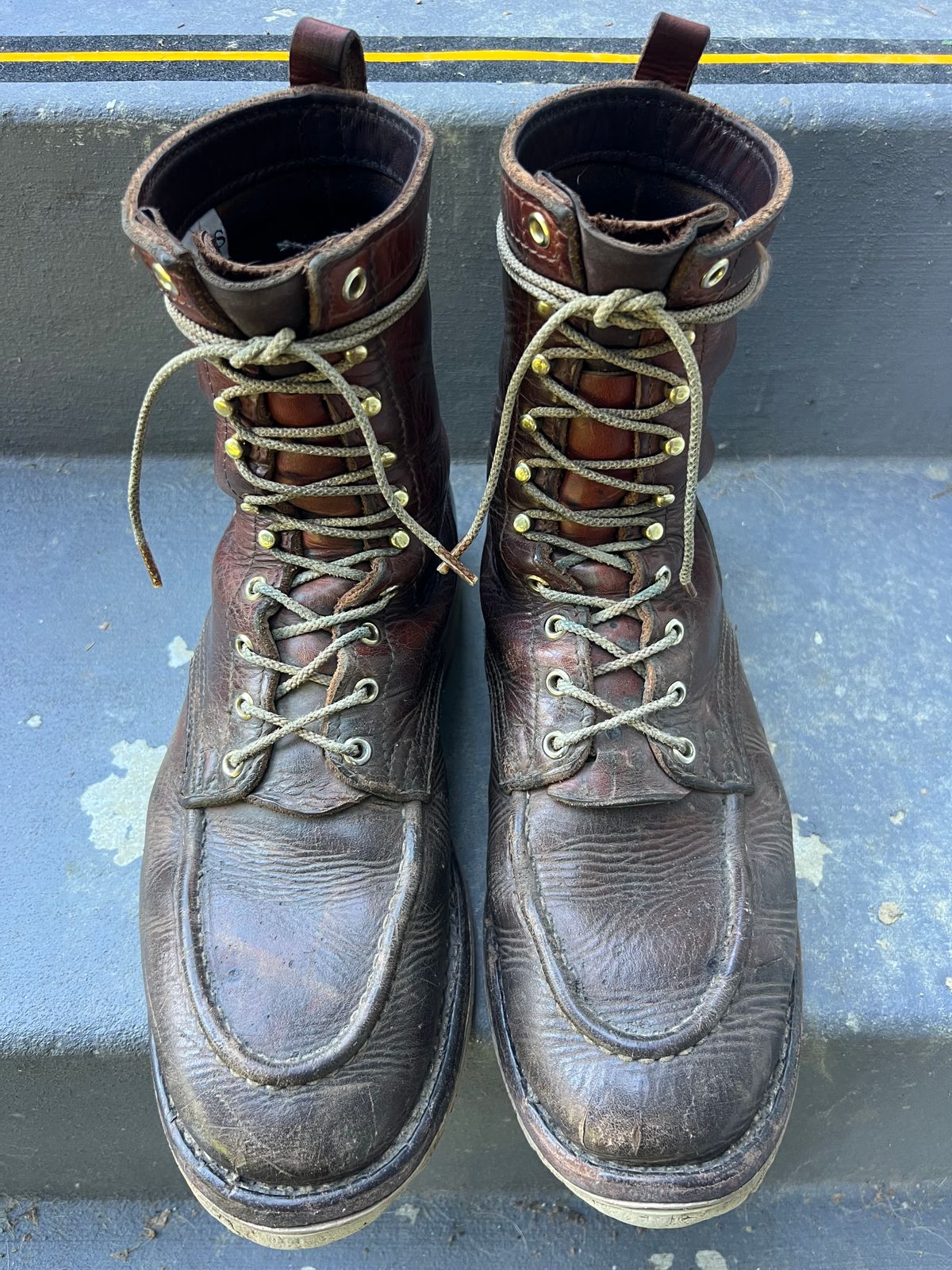 Photo by jessejames_c on April 1, 2026 of the Nicks DomePro in Horween English Tan Dublin.