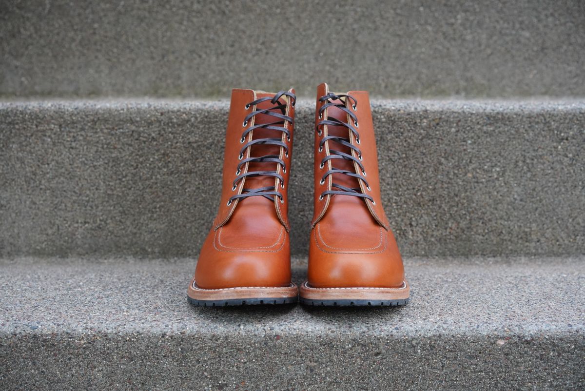 Photo by alleycat on October 2, 2025 of the Red Wing Clara in S.B. Foot Oro Legacy.