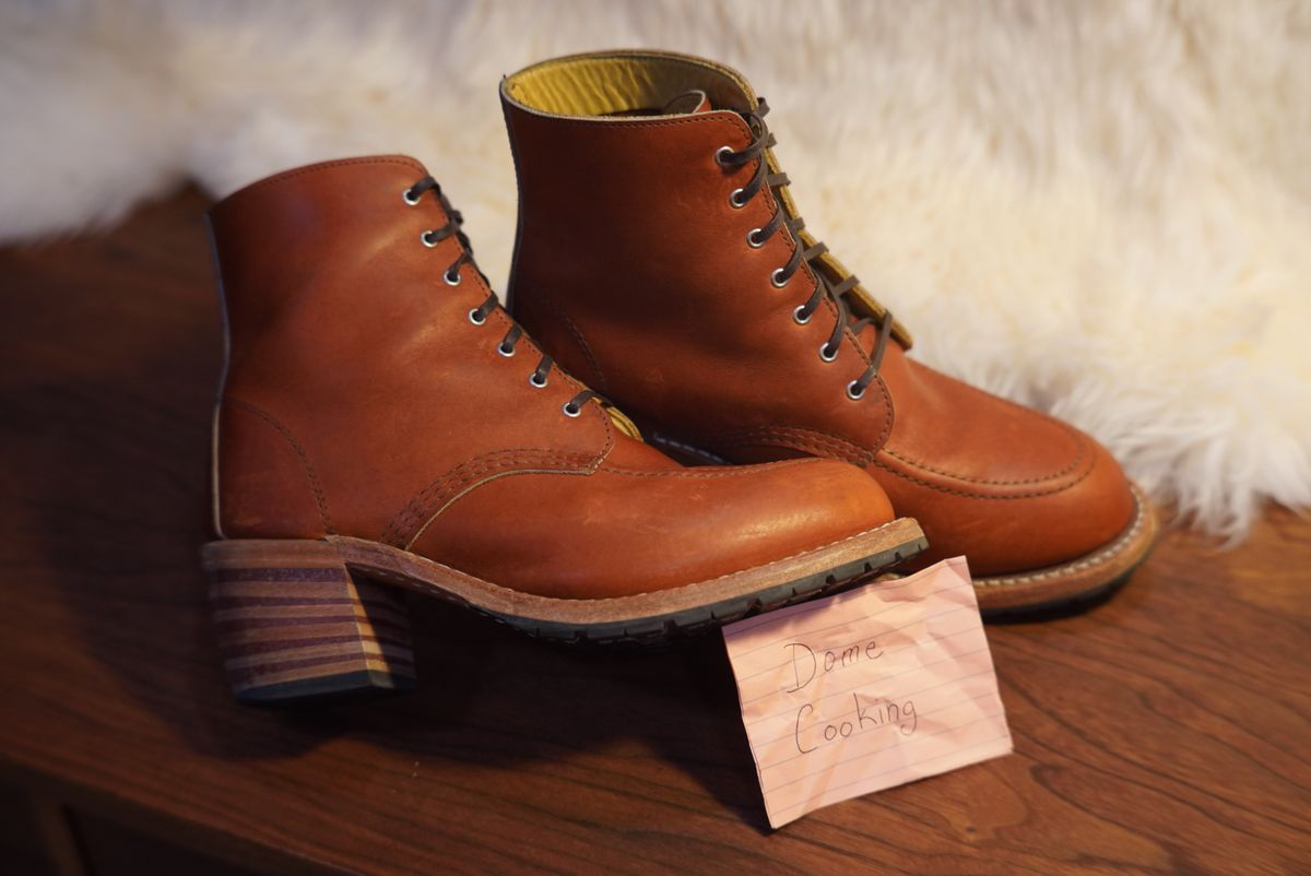 Photo by alleycat on November 5, 2025 of the Red Wing Clara in S.B. Foot Oro Legacy.