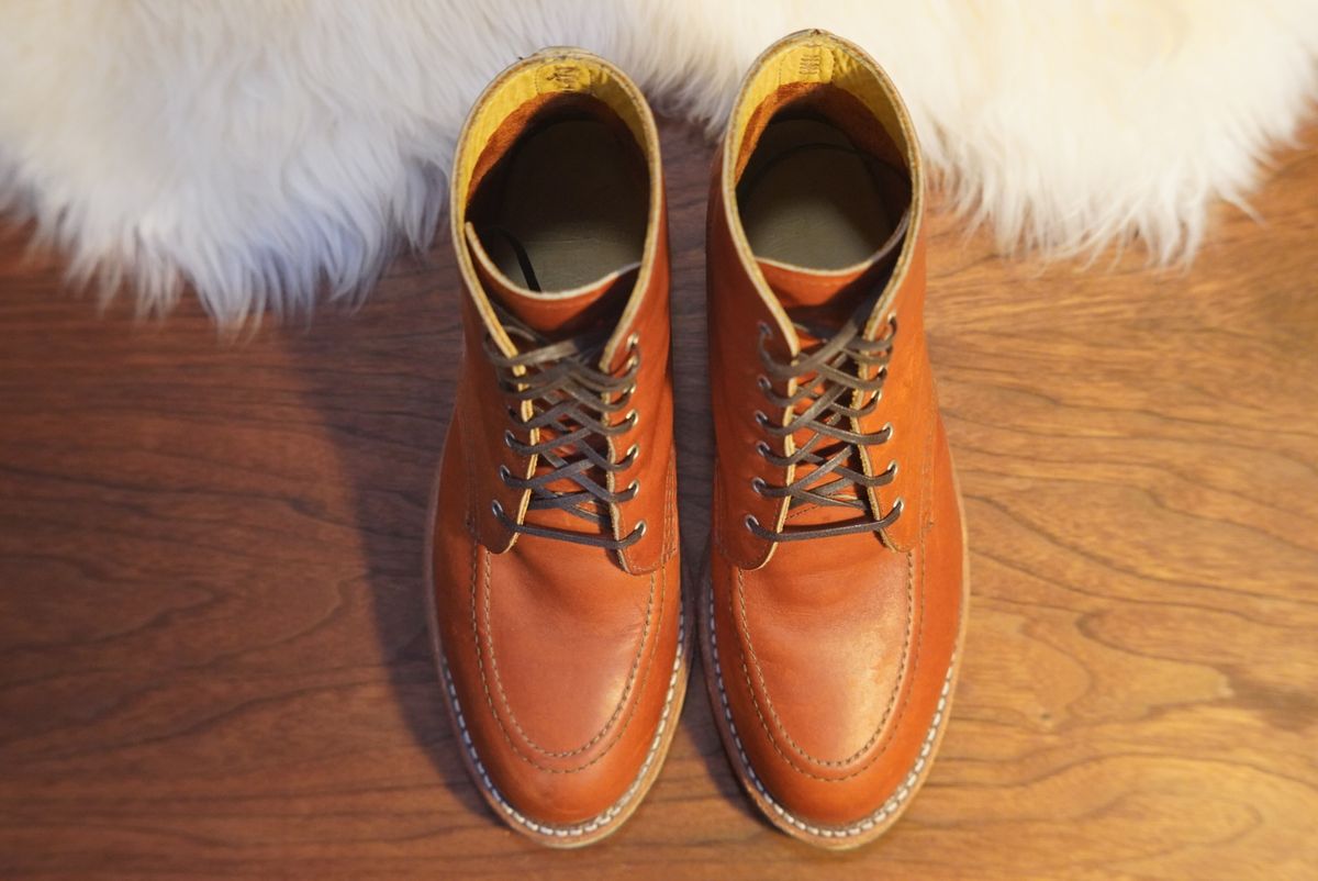 Photo by alleycat on November 5, 2025 of the Red Wing Clara in S.B. Foot Oro Legacy.