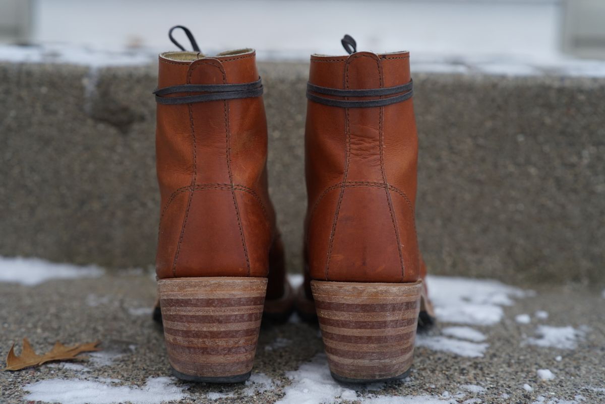 Photo by alleycat on December 1, 2025 of the Red Wing Clara in S.B. Foot Oro Legacy.