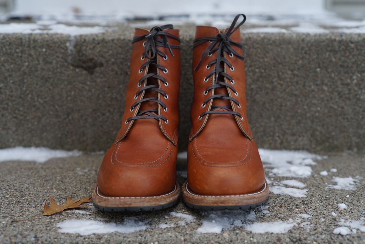 Photo by alleycat on December 1, 2025 of the Red Wing Clara in S.B. Foot Oro Legacy.