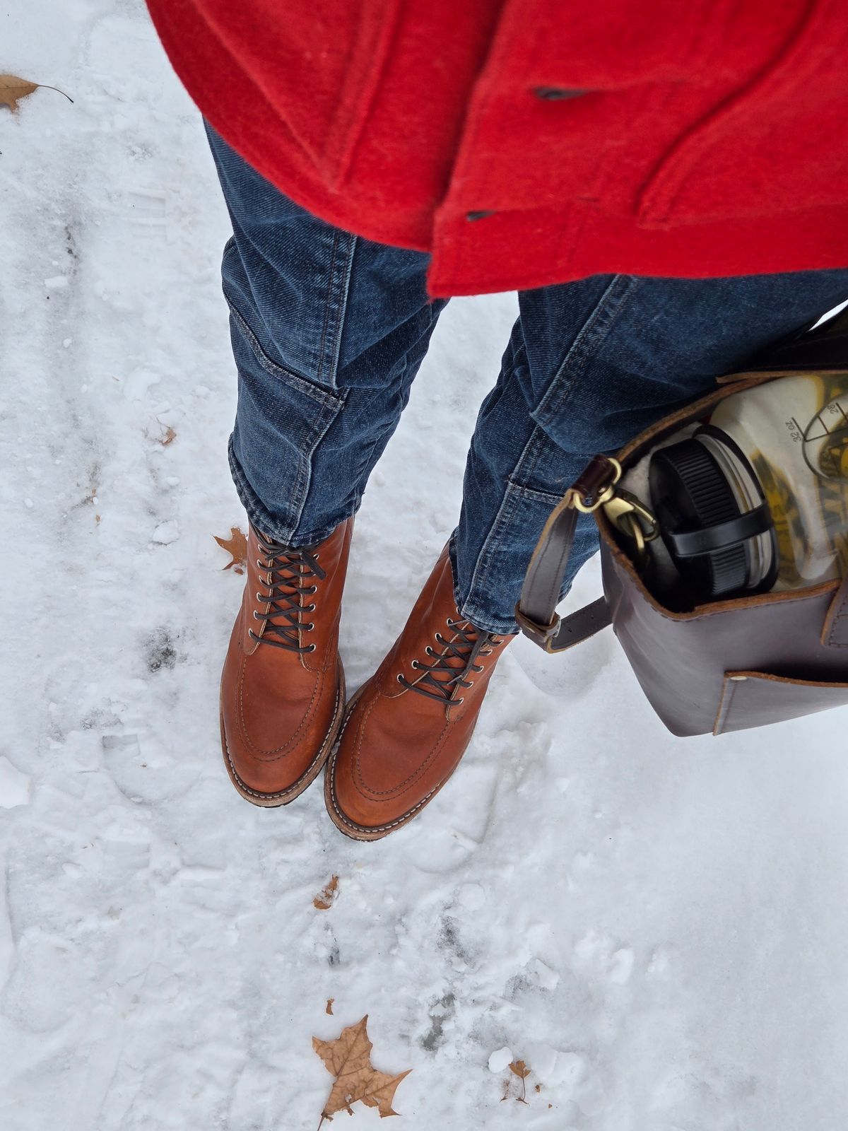 Photo by alleycat on January 3, 2026 of the Red Wing Clara in S.B. Foot Oro Legacy.