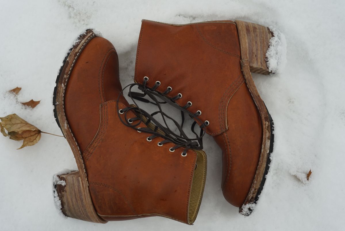 Photo by alleycat on January 4, 2026 of the Red Wing Clara in S.B. Foot Oro Legacy.