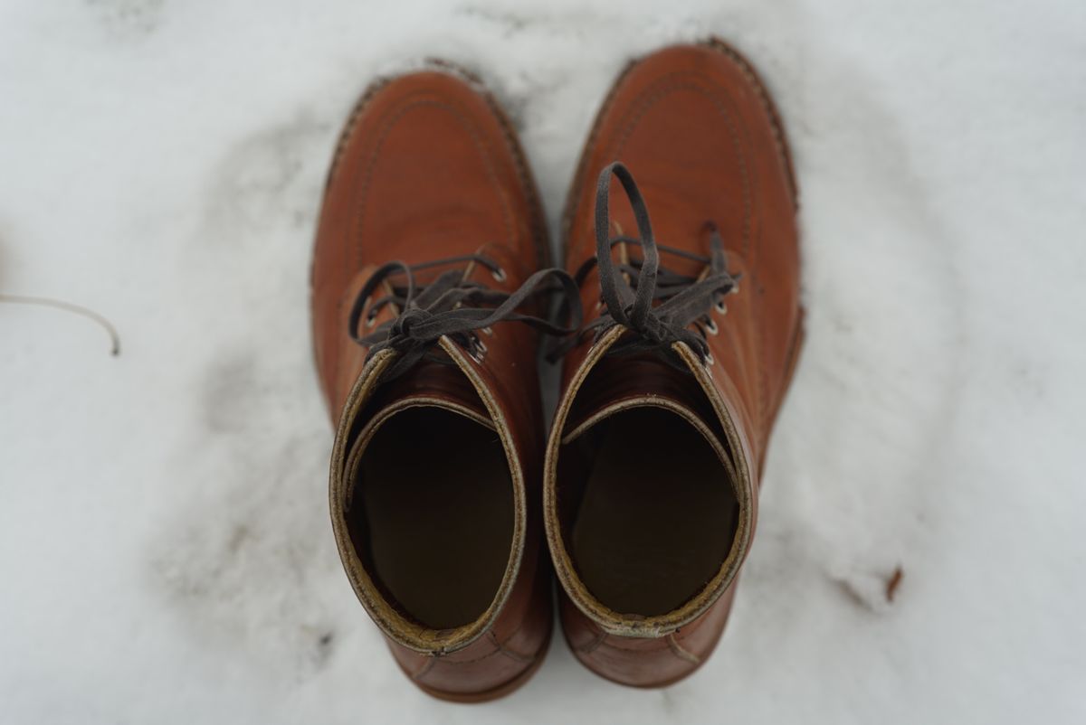 Photo by alleycat on January 4, 2026 of the Red Wing Clara in S.B. Foot Oro Legacy.