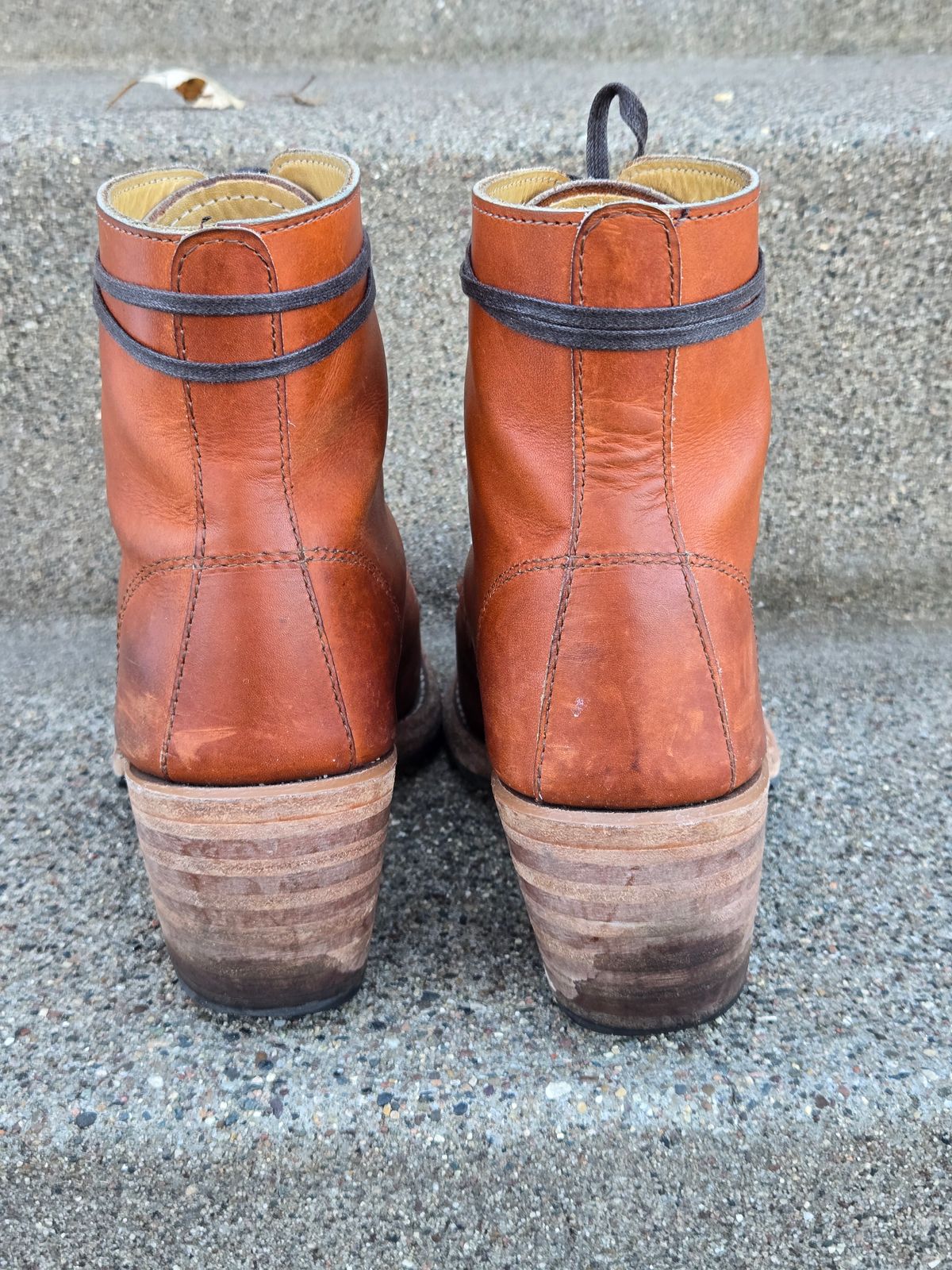 Photo by alleycat on February 5, 2026 of the Red Wing Clara in S.B. Foot Oro Legacy.