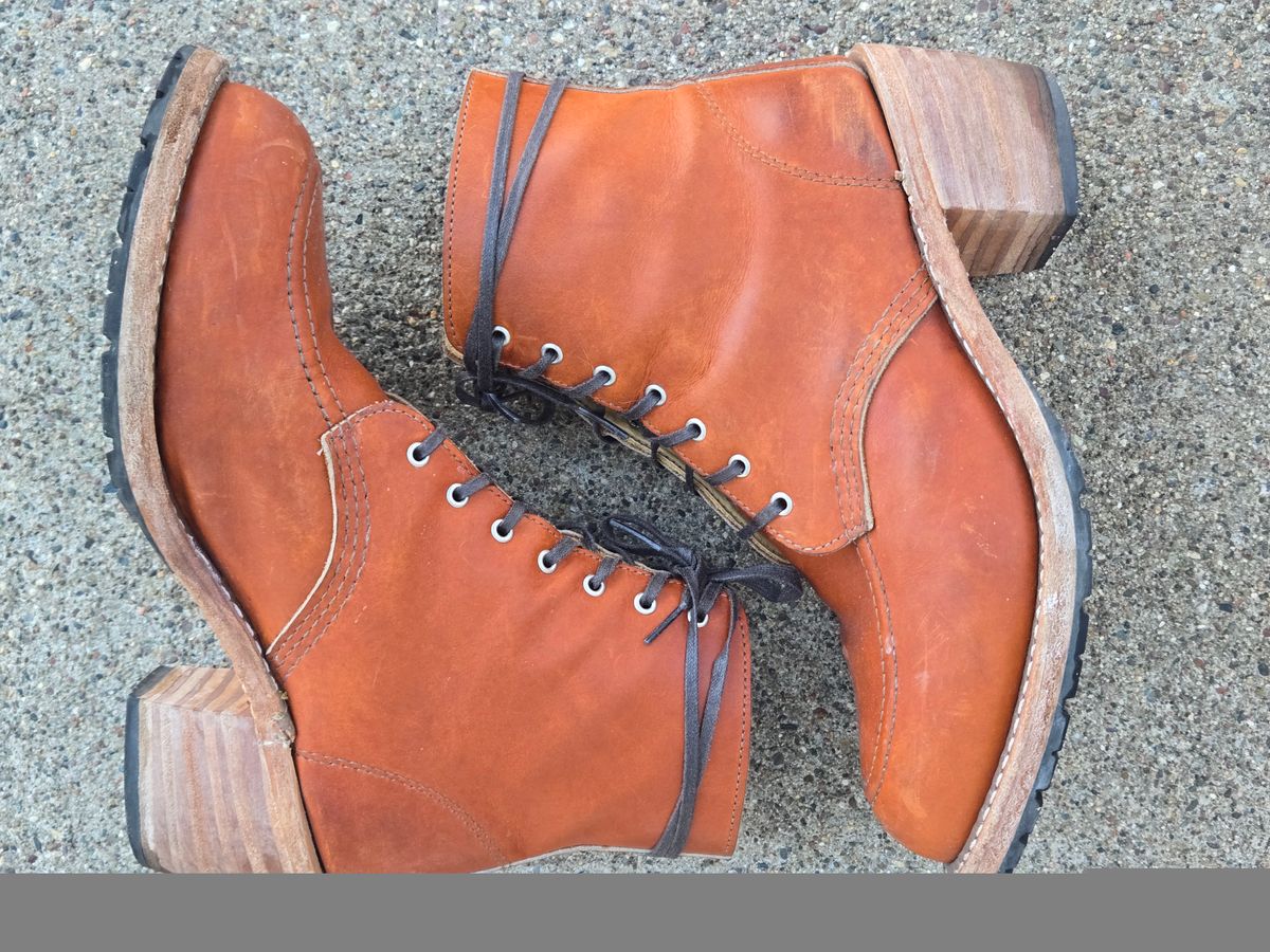 Photo by alleycat on February 5, 2026 of the Red Wing Clara in S.B. Foot Oro Legacy.