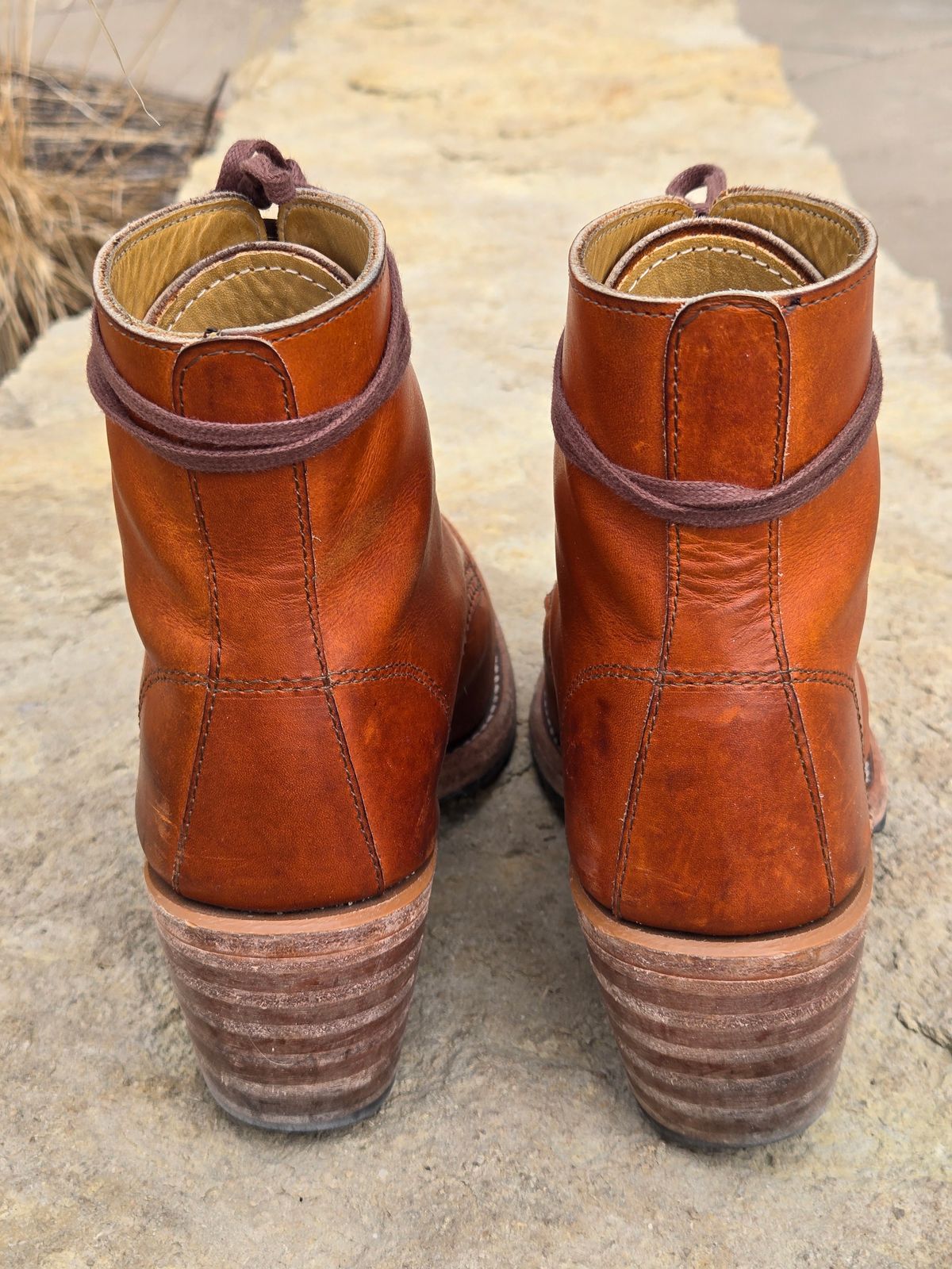 Photo by alleycat on March 5, 2026 of the Red Wing Clara in S.B. Foot Oro Legacy.