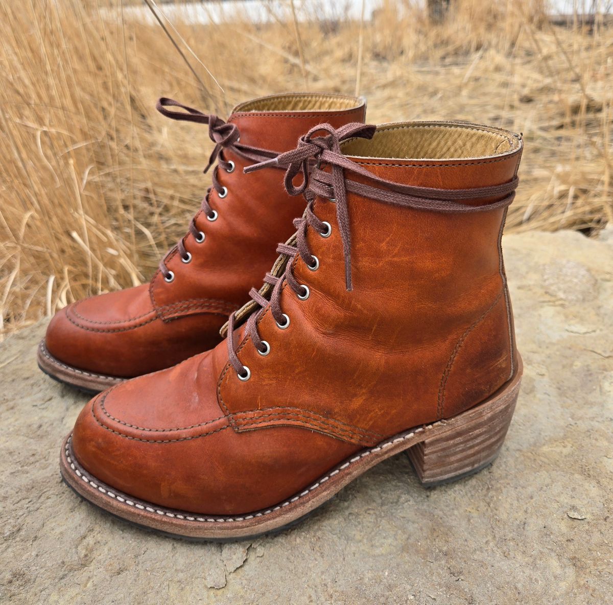 Photo by alleycat on March 5, 2026 of the Red Wing Clara in S.B. Foot Oro Legacy.