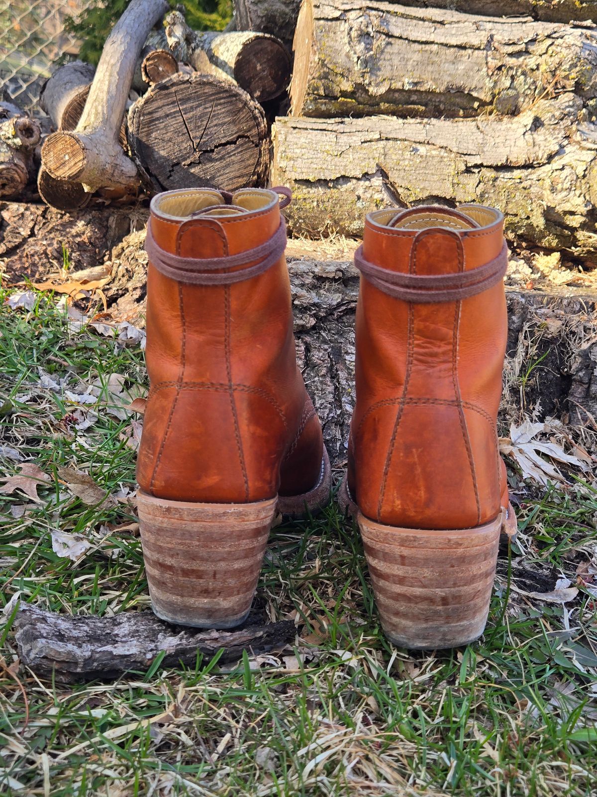 Photo by alleycat on April 5, 2026 of the Red Wing Clara in S.B. Foot Oro Legacy.